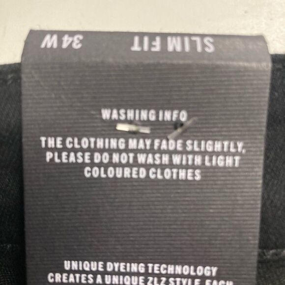 ZLZ Denim Men’s Black Shorts, Size 34 Slim Fit Inseam: 9” - Picture 11 of 12